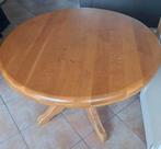 Houten eettafel rond 115 cm, Huis en Inrichting, Tafels | Eettafels, Ophalen, Rond, Zo goed als nieuw, Vier personen