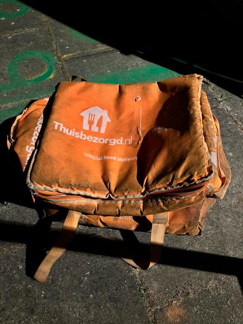 Thuisbezorgd bezorgtas, Fietsen en Brommers, Fietsaccessoires | Fietstassen, Gebruikt, Ophalen of Verzenden