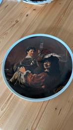 Bord met afbeelding schilderij van Rembrandt van Rij, Ophalen of Verzenden