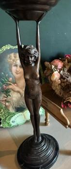 Prachtig groot gesigneerd bronzen beeld van Auguste Moreau, Antiek en Kunst, Antiek | Koper en Brons, Ophalen of Verzenden, Brons