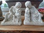 witte stenen St. Jozef en St. Janneke, Antiek en Kunst, Antiek | Religie, Ophalen of Verzenden