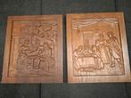 Houtsnijwerk Wandpanelen Set, Ophalen of Verzenden
