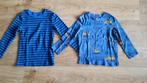 2 blauwe longsleeves maat 110, Gebruikt, H&M, Ophalen of Verzenden, Shirt of Longsleeve