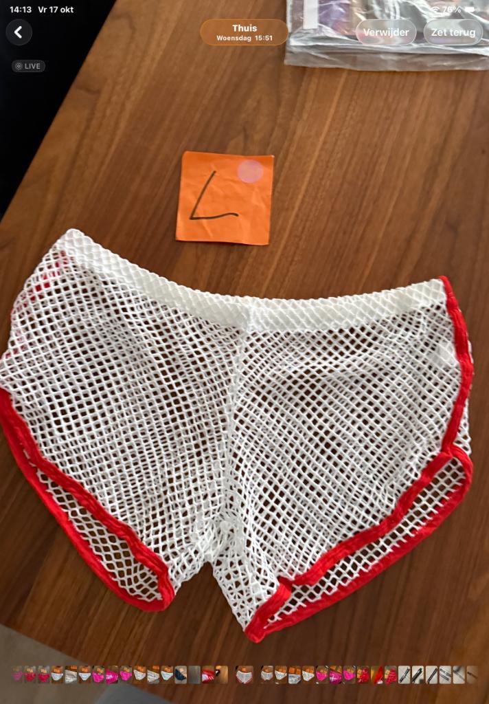 visnet shorty, sportbroekje, maat L, wit, Kleding | Heren, Ondergoed, Boxer, Wit, Ophalen