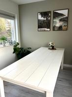 Eettafel wit 6 personen, Huis en Inrichting, Ophalen, Gebruikt, 200 cm of meer, 50 tot 100 cm
