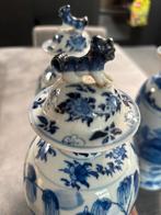 Chinese vazen, 19e eeuw, set van 3, Ophalen