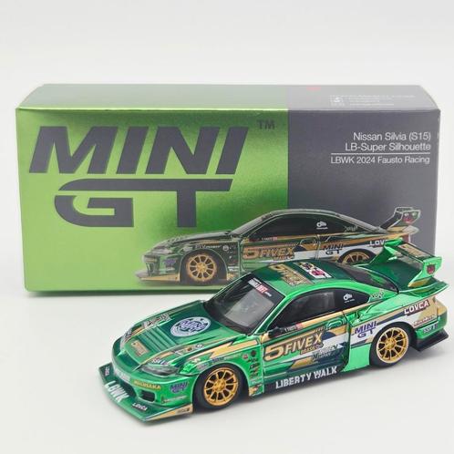 Mini gt 2024 Nissan Silvia S15 LB-Super Silhouette Fausto Ra, Hobby en Vrije tijd, Modelauto's | Overige schalen, Nieuw, Ophalen of Verzenden