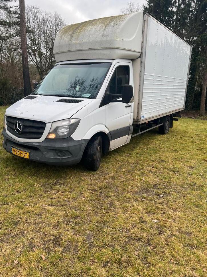 Mercedes Sprinter, Auto's, Bestelauto's, Particulier, Mercedes-Benz, Diesel, Wit, Zwart, Stof, Ophalen