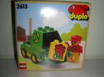 Duplo nr 2613 - vuilniswagen, Ophalen of Verzenden, Zo goed als nieuw, Complete set, Duplo