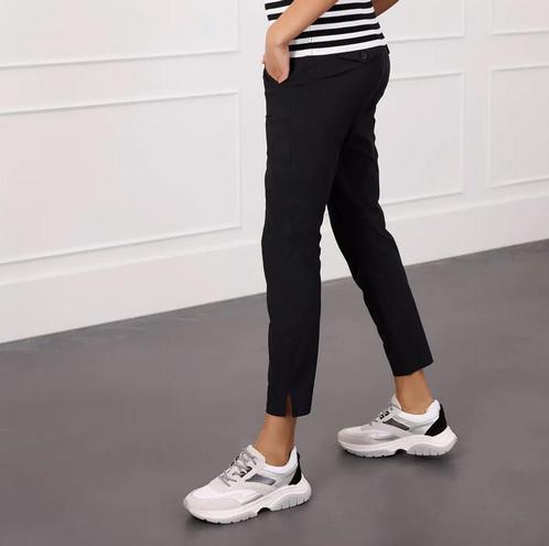 Studio anneloes startup broek L heavy travelstof, Kleding | Dames, Broeken en Pantalons, Zo goed als nieuw, Zwart, Ophalen of Verzenden