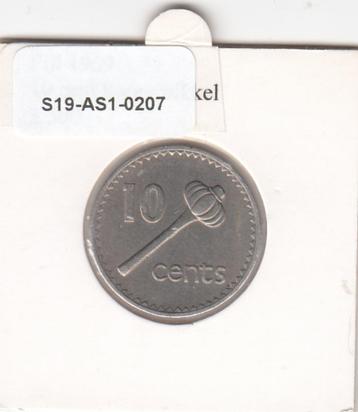 S19-AS1-0207 Fiji 10 Cents 1969  KM30 VF+ beschikbaar voor biedingen