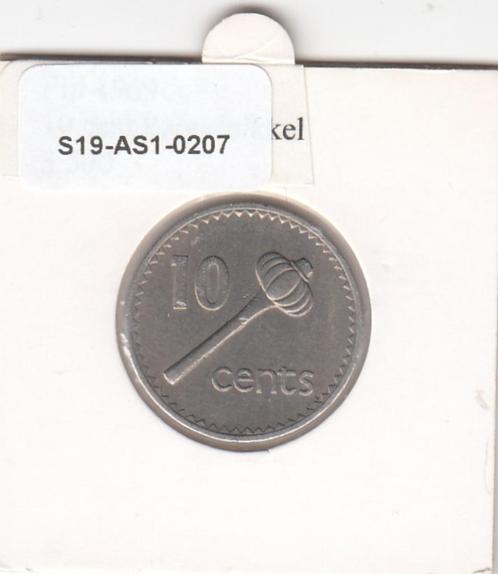 S19-AS1-0207 Fiji 10 Cents 1969  KM30 VF+, Postzegels en Munten, Munten | Oceanië, Verzenden