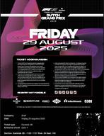 2x tickets Zandvoort F1 Dutch Grand Prix, Tickets en Kaartjes, Twee personen