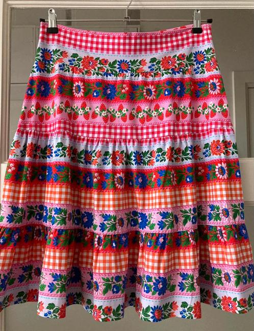 TANTE BETSY Nieuwe Ruffle skirt L, Kleding | Dames, Rokken, Nieuw, Maat 38/40 (M), Rood, Knielengte, Ophalen of Verzenden