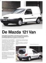 MAZDA 121 & MPV VAN, Boeken, Auto's | Folders en Tijdschriften, Ophalen of Verzenden, Zo goed als nieuw, Mazda
