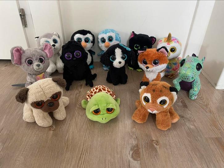 Ty knuffels 13 stuks, Kinderen en Baby's, Speelgoed | Knuffels en Pluche, Zo goed als nieuw, Overige typen, Ophalen of Verzenden