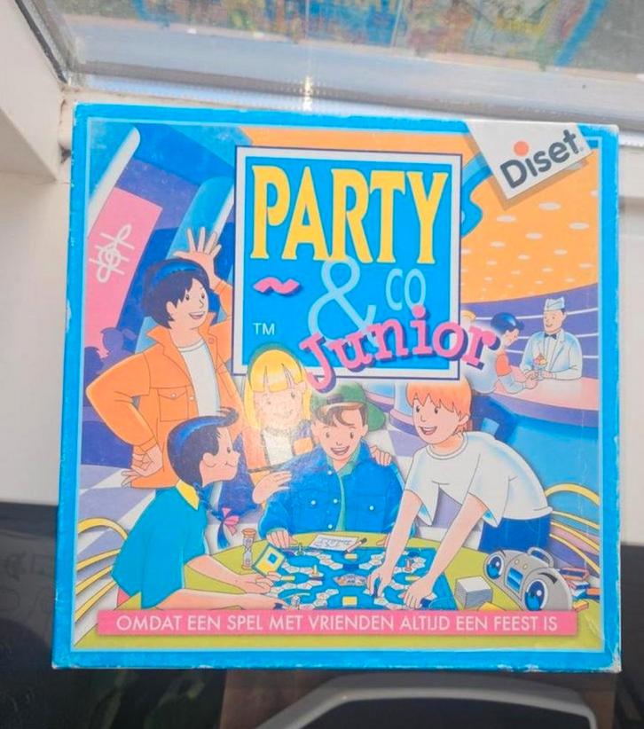 Party & Co Junior - Leuk familiespel!, Hobby en Vrije tijd, Gezelschapsspellen | Bordspellen, Zo goed als nieuw, Drie of vier spelers