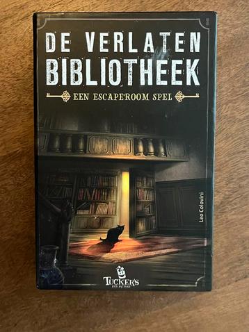 De verlaten bibliotheek - escaperoom spel beschikbaar voor biedingen