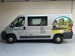 Citroen Jumper 33 2.2 HDI 131PK L2H1 Multicab Dubbel Cabine, Auto's, Bestelauto's, Euro 5, Stof, Gebruikt, Zwart