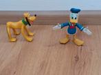 Disney figuren Donald en Pluto. Flexibel, Ophalen, Zo goed als nieuw, Beeldje of Figuurtje