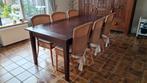 Eetkamertafel + 6 Lloyd Loom stoelen, Ophalen