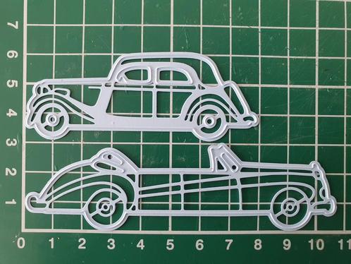 Nieuwe Stansmallen Klassieke Auto's - 2 stuks, Hobby en Vrije tijd, Scrapbooking, Nieuw, Frame of Mal, Overige merken, Ophalen of Verzenden