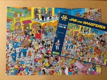 Diverse puzzels 1000 stukjes - Jan van Haasteren en Wasgij beschikbaar voor biedingen