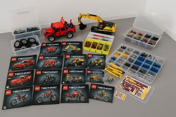 Grote Partij Lego Technic - Zo Goed Als Nieuw beschikbaar voor biedingen