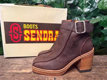 Nieuwe supergave vintage blokhak laarzen Sendra maat 39 beschikbaar voor biedingen