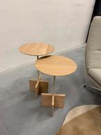 Nieuw Beek Cross Bijzettafels Eiken hout White Design Tafel, Metaform Leolux jori, Rond, Nieuw, Ophalen of Verzenden