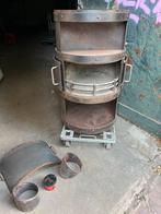 Hout kachel, Huis en Inrichting, Kachels, Ophalen, Gebruikt, Hout, Houtkachel