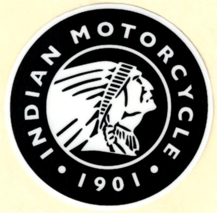 Indian Motorcycle 1901 sticker #21, Motoren, Accessoires | Stickers, Ophalen of Verzenden