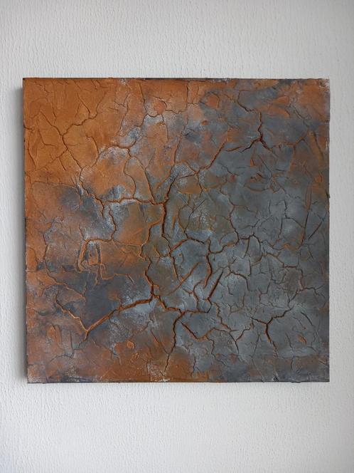 BRICK 50X50 CM, Antiek en Kunst, Kunst | Schilderijen | Abstract, Ophalen