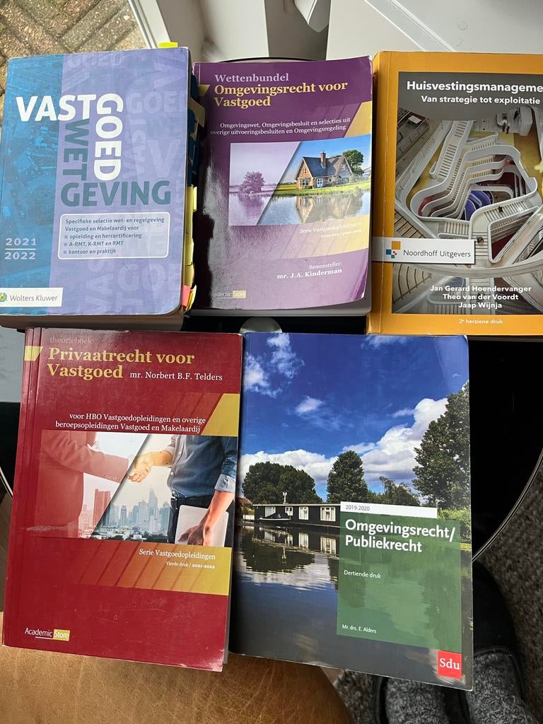 Studieboeken HBO Vastgoedkunde, Boeken, Studieboeken en Cursussen, Ophalen of Verzenden, Gelezen, HBO