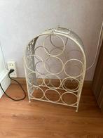 Te koop: klein wijnrekje, Huis en Inrichting, Woonaccessoires | Wijnrekken, Ophalen, Gebruikt, Minder dan 5 flessen, Metaal