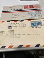 canal zone twee poststukken nr Curaçao, Postzegels en Munten, Verzenden, Envelop