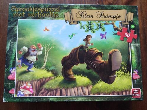 Sprookjespuzzel met verhaaltje - Klein Duimpje (50 stukjes), Kinderen en Baby's, Speelgoed | Kinderpuzzels, Zo goed als nieuw