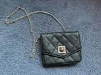 Zwarte mini tas, Sieraden, Tassen en Uiterlijk, Tassen | Damestassen, Ophalen of Verzenden, Gebruikt, Zwart, Schoudertasje
