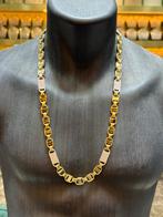 18KT Goud - 79 Gram - Ketting - PLATTE MAGNUM, Sieraden, Tassen en Uiterlijk, Kettingen, Ophalen, Nieuw, Goud, Goud