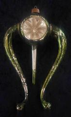 Antiek glazen kerstversiering ornament figuur gatenbal harp, Ophalen of Verzenden, Gebruikt