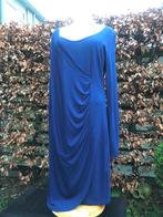 blauwe jurk - viscose - L - feestelijk, Maat 38/40 (M), Blauw, Ophalen of Verzenden, Zo goed als nieuw