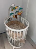 Stokke sleepi mini bed v3 white, Kinderen en Baby's, Ophalen, Zo goed als nieuw, Wieltjes