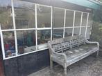 Vintage raampartij voor tuinhuis metaal, Doe-het-zelf en Verbouw, Glas en Ramen, Ophalen, Gebruikt, Minder dan 80 cm, Overige typen