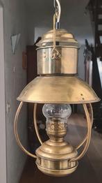 scheepslamp (Gang, Bar of Hallamp), Huis en Inrichting, Lampen | Hanglampen, Ophalen of Verzenden, Zo goed als nieuw, Glas, Minder dan 50 cm