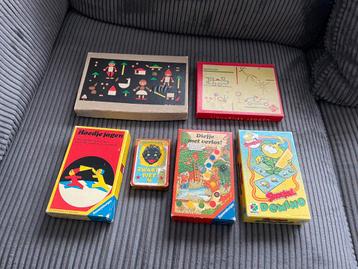 6 Vintage spellen diefje met verlos hoedje jagen zwarte piet beschikbaar voor biedingen