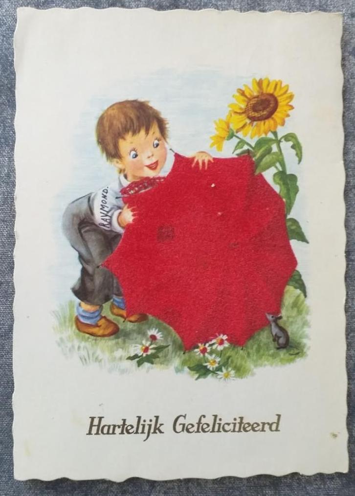 Felicitatiekaart voor kinderen 1965 [5122]  [VeAnAn], Verzamelen, Ansichtkaarten | Themakaarten, Gelopen, 1960 tot 1980, Kinderen