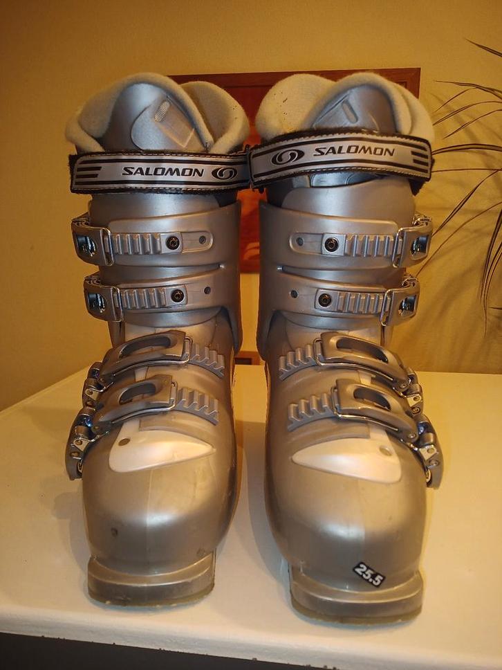 Salomon Dames Skischoen Maat 25.5, Sport en Fitness, Snowboarden, Gebruikt, Schoenen, Ophalen