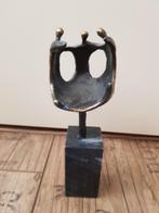 Brons beeld corry amerlaan marmeren voet, Antiek en Kunst, Ophalen of Verzenden