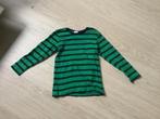 leuke groene longsleeve met blauwe strepen maat 92, Kinderen en Baby's, Kinderkleding | Maat 92, Ophalen of Verzenden, Gebruikt