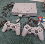 Zeer compleet playstation 1 met opbergkar, Ophalen, Zo goed als nieuw, Met 2 controllers